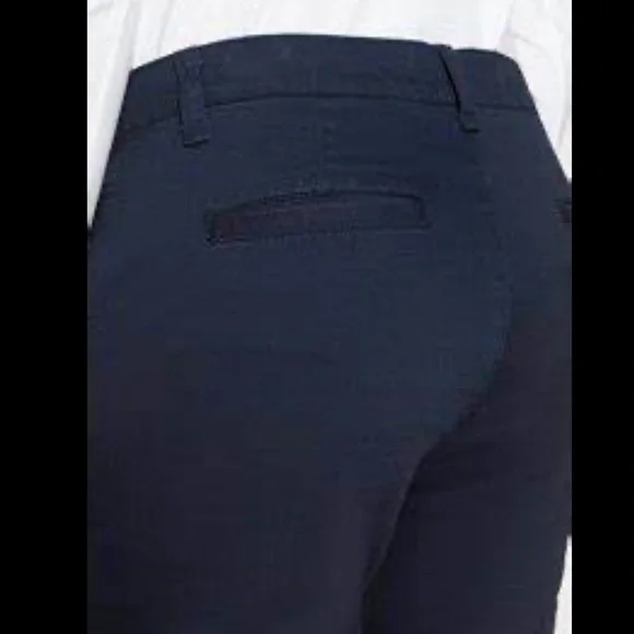 GAP Girlfriend Twill Khaki Chino Pant Navy Size 00 - Picture 3 of 12